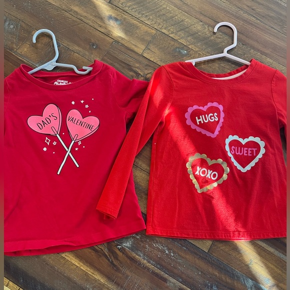 OshKosh B'gosh Other - Valentine shirts 4T Hearts